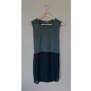 M Boutique| Grey & Black Blouse
